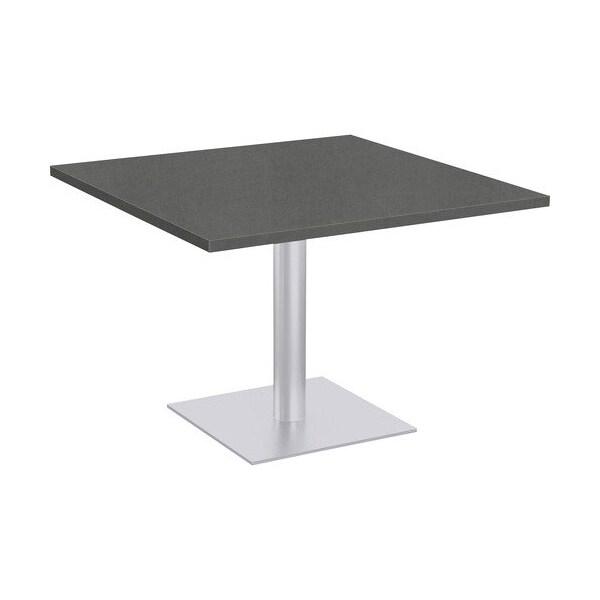 Special-T Table, SquareTop, BarHeight, 36inx36inx42in, GY SCTSIEN3636BHSM - main
